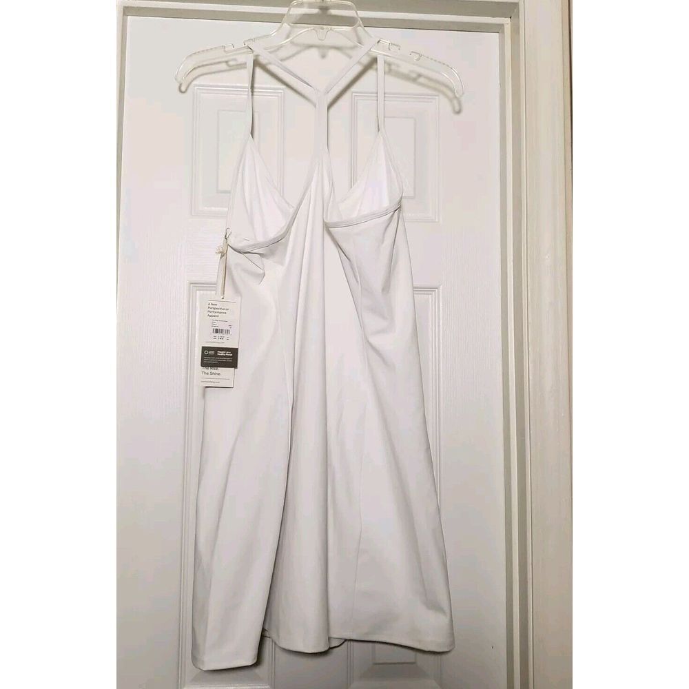 Vuori One Shot Tennis Dress Women's Size XL‎ White Athletic Performance - Picture 3 of 5